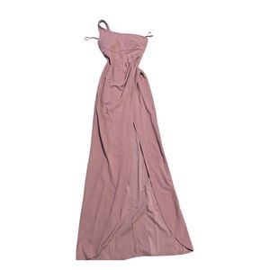 Windsor One Shoulder Mauve Dress